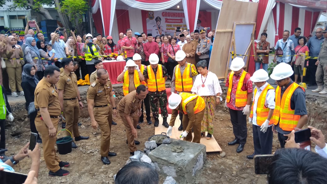 Gapura dan Pagoda Telukbetung Town Mulai Digarap