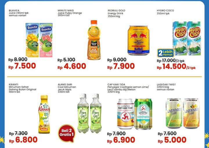 Promo Indomaret Senin 13 Januari 2025, Ada Diskon Minuman Jeruk Murah Mulai Rp 4 Ribu