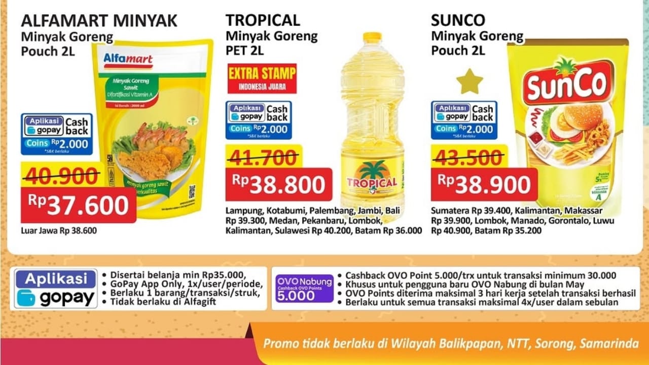 Promo Minyak Goreng Murah di Alfamart Edisi 1 Agustus 2025, Dompet Dijamin Aman!