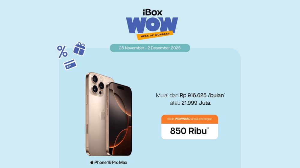 Promo Akhir Tahun iBox Sampai 2 Desember 2025, Beli iPhone dan iPad Lebih Hemat 