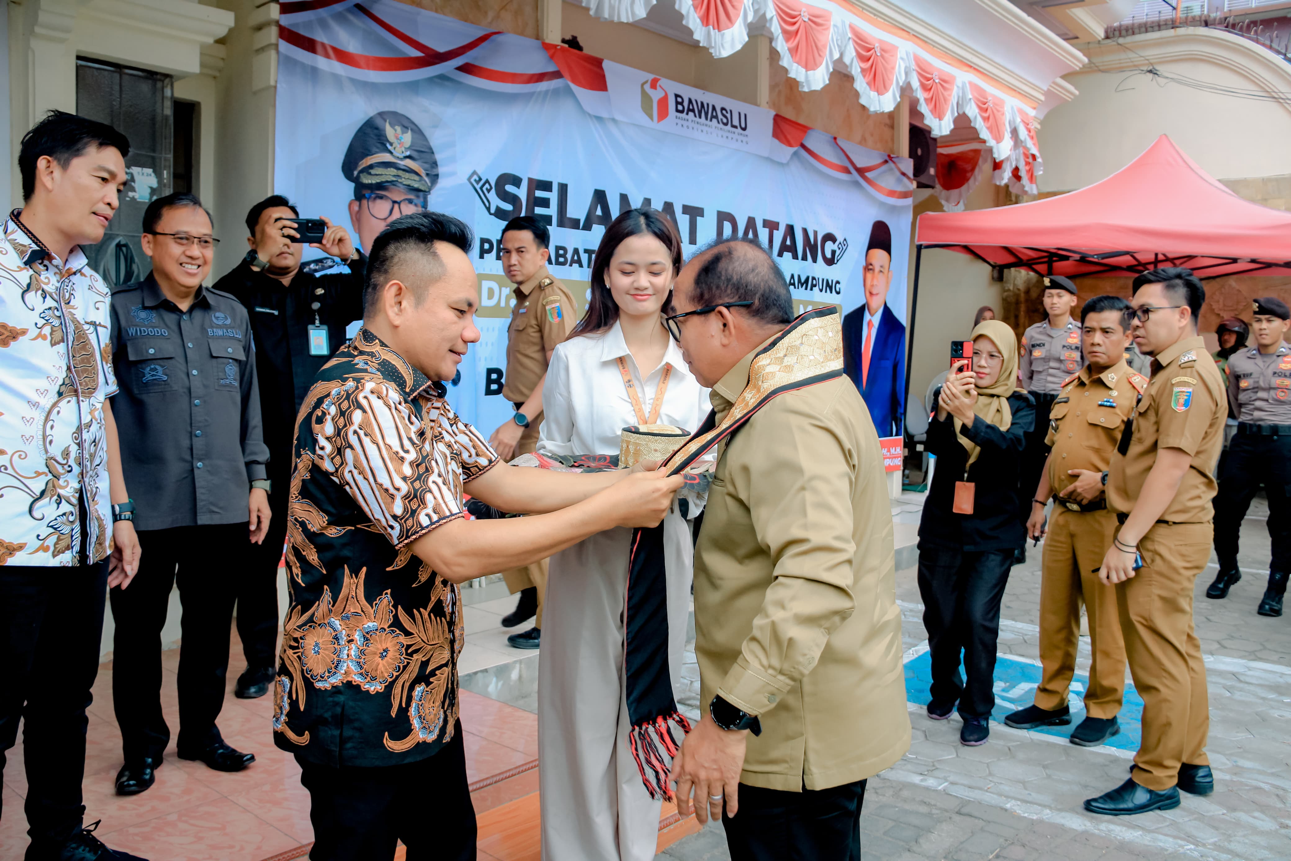 Pastikan Kesiapan Pengawasan Pilkada, Bawaslu Lampung Sambut Kunjungan Pj Gubernur