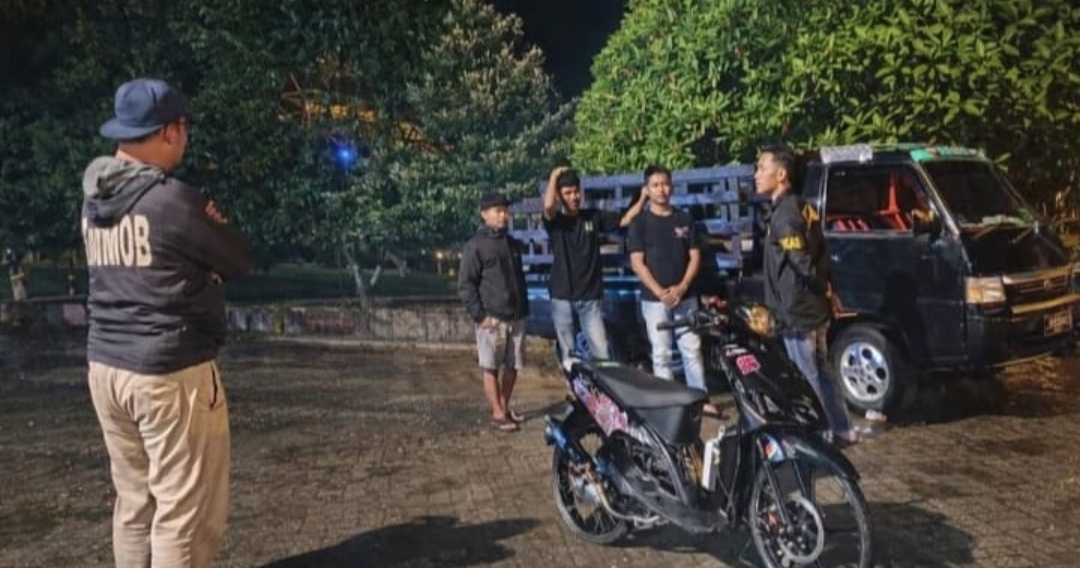 Cegah Balap Liar Selama Ramadan, Polsek Gadingrejo Amankan Mobil Pick Up dan Motor Modifikasi