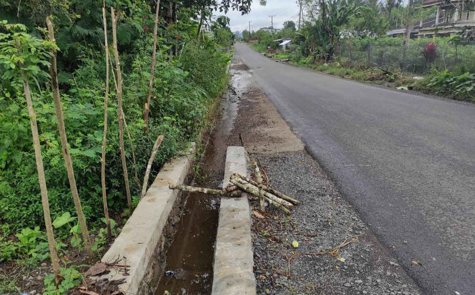 Jalan di Seranggas Mulus, Tapi Kalau Hujan Kok Banjir?