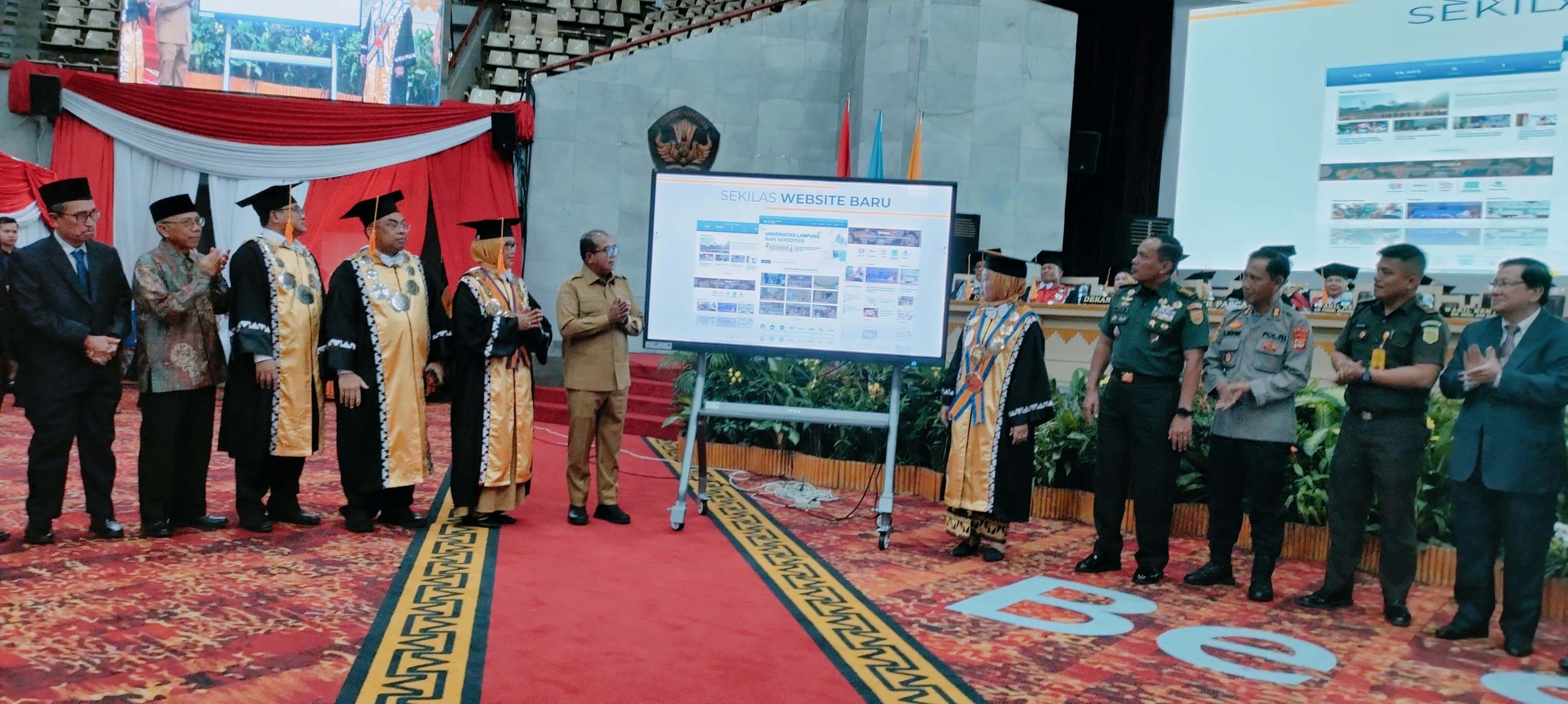 Diesnatalis ke 59, PJ Gubernur Lampung  Dorong Unila Berkontribusi Untuk Kota Baru  Jadi Kota Modern