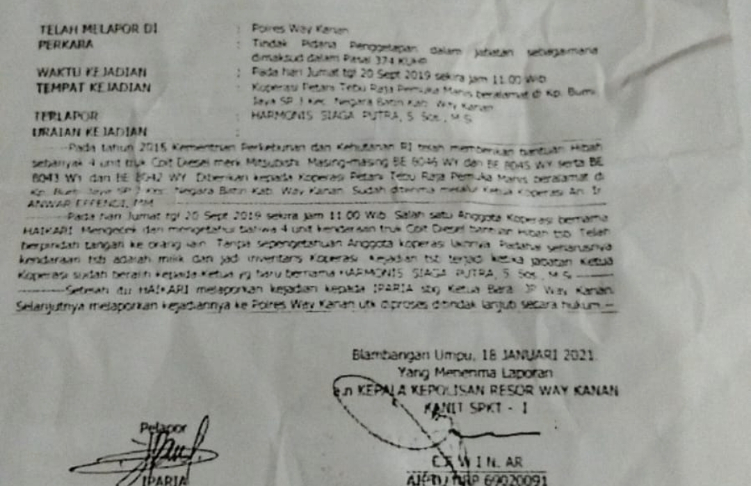 PT PSMI Buka Suara, Klaim Tak Terlibat Pencairan Dana Hibah KPTR Pemuka Manis