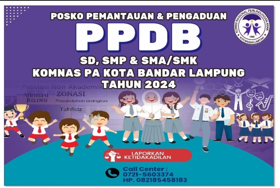 Posko Pengaduan PPDB Komnas PA Bandar Lampung Catat 17 Laporan Pengaduan