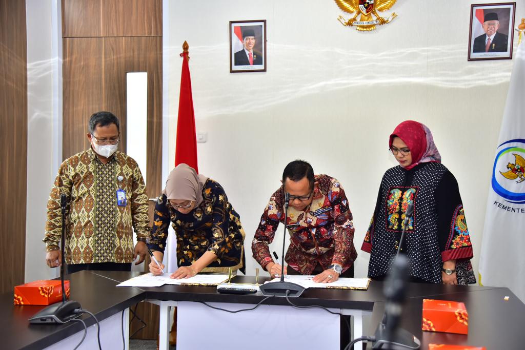 Pemkab Mesuji Satu-satunya di Lampung Teken MoU Pembangunan Balai Benih Ikan Air Tawar Dengan KKP-RI