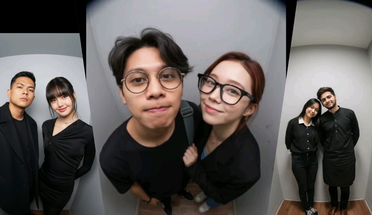 Wujudkan Photobooth Fisheye Tanpa Keluar Uang Sepeser Pun dengan Prompt AI, Ini Contohnya