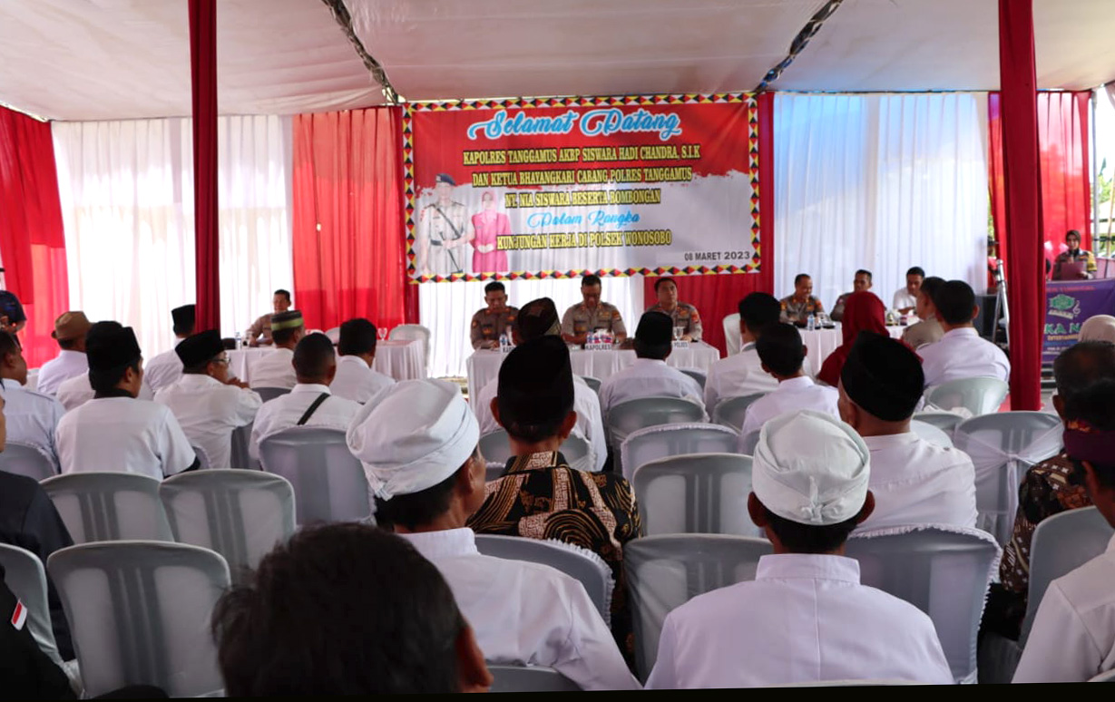 Kunjungi Polsek Wonosobo, Kapolres Tanggamus Dapat Laporan Soal Lampu Jalan Sampai Pengembalian Bhabinkamtibma