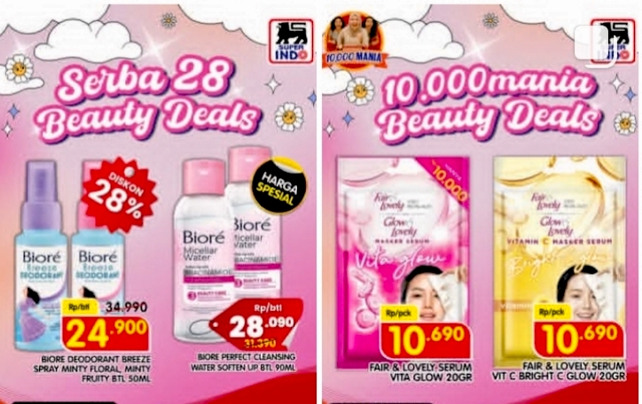 Serba Beauty Deals Superindo, Ada Harga Spesial Biore Perfect Cleansing 
