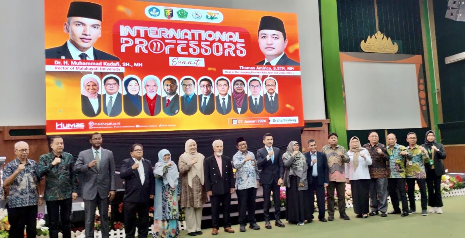 Universitas Malahayati Nyalakan Harapan Baru Pendidikan Lampung Lewat International Professors Summit 