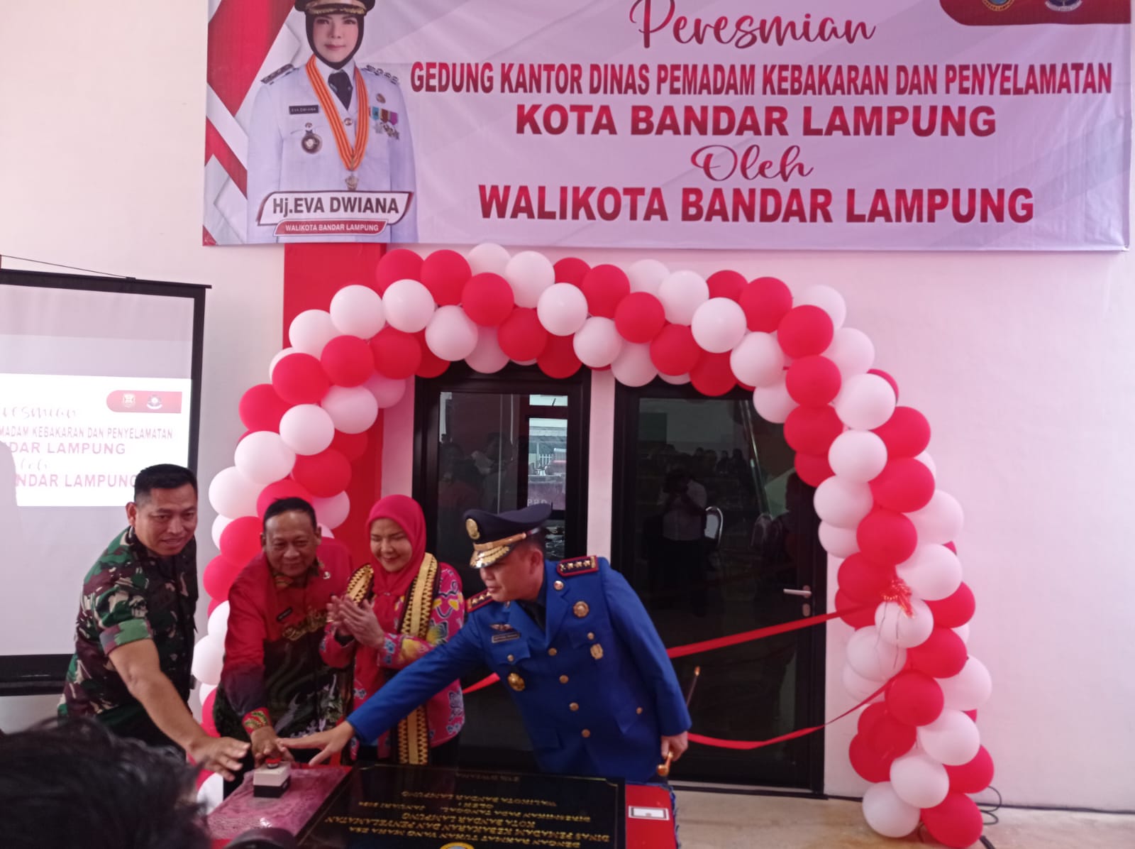 Wali Kota Bandar Lampung Resmikan Wajah Baru Gedung Dinas Damkar