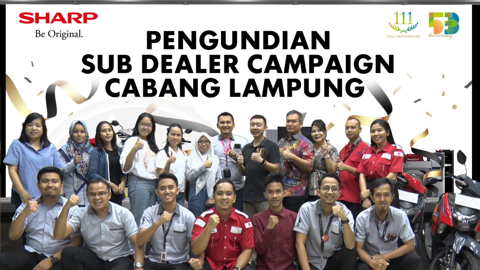 SHARP Gelar Undian Sub Dealer Campaign Cabang Lampung, Ini Nama-nama Pemenangnya