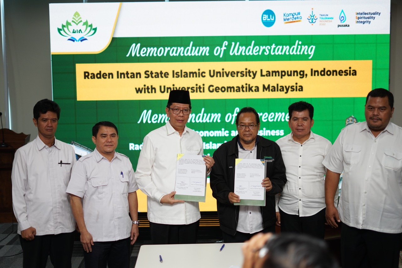 Percepat Internasionalisasi Kampus, UIN RIL Jalin Kerjasama dengan Universiti Geomatika Malaysia