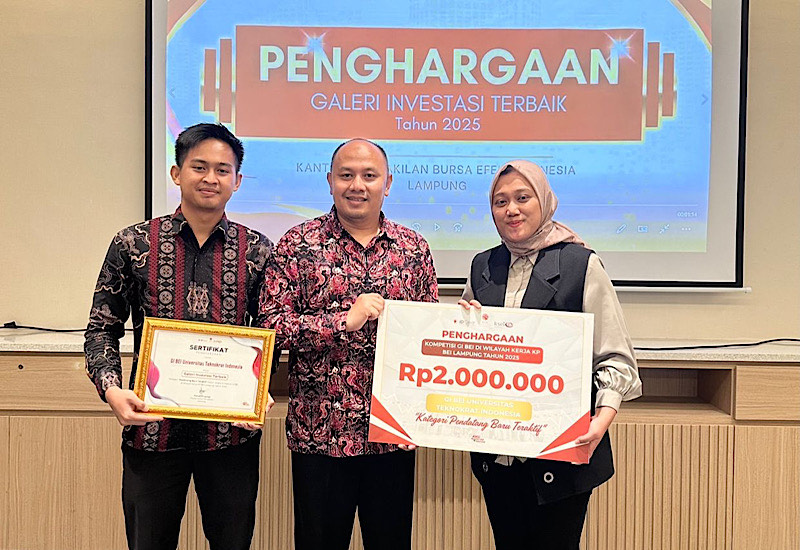 Galeri Investasi Teknokrat Raih Gelar Terbaik se-Lampung