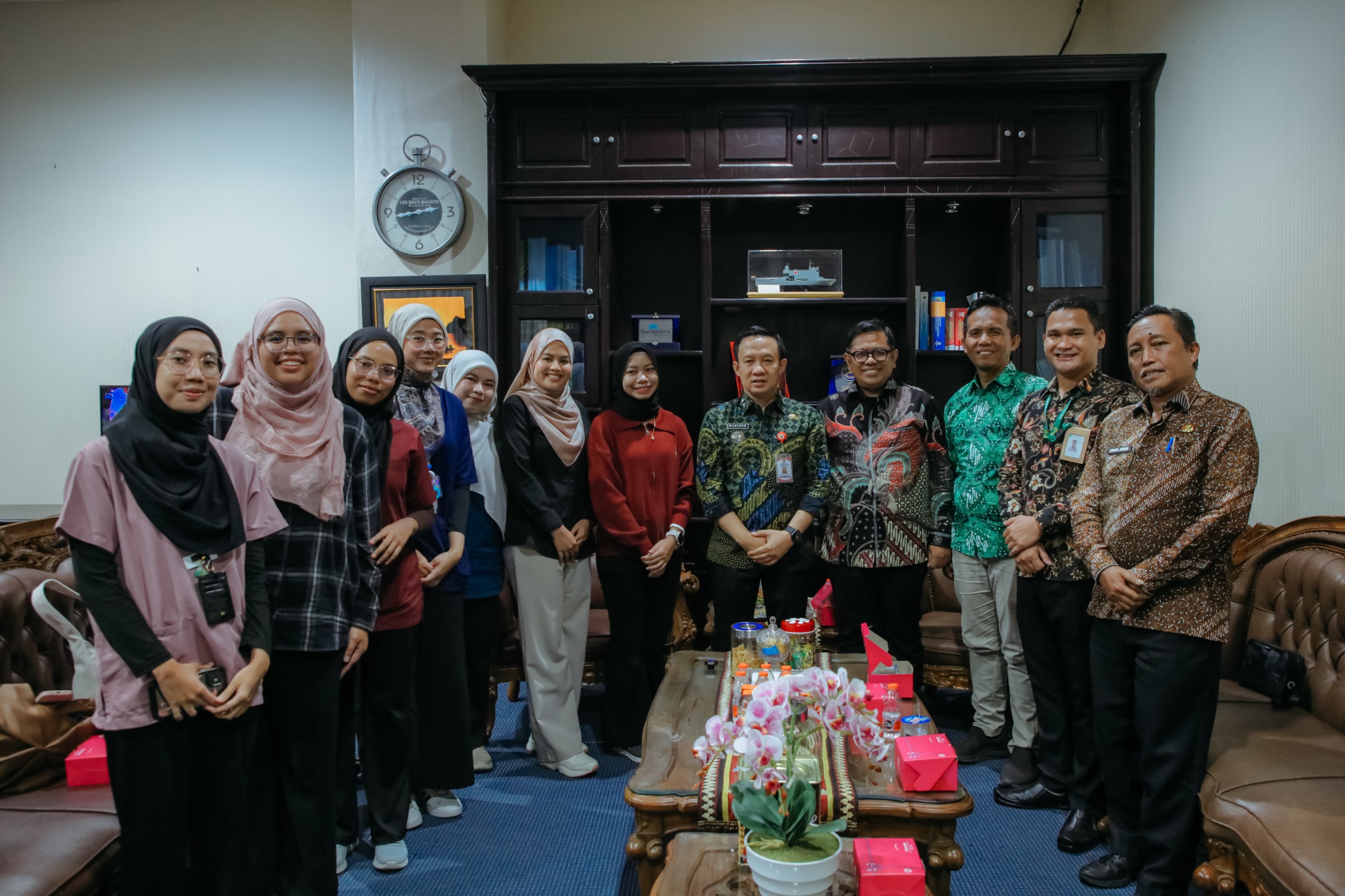 Sekdaprov Lampung Terima Mahasiswa Universiti Malaysia Peserta Student Mobility di Unmal 