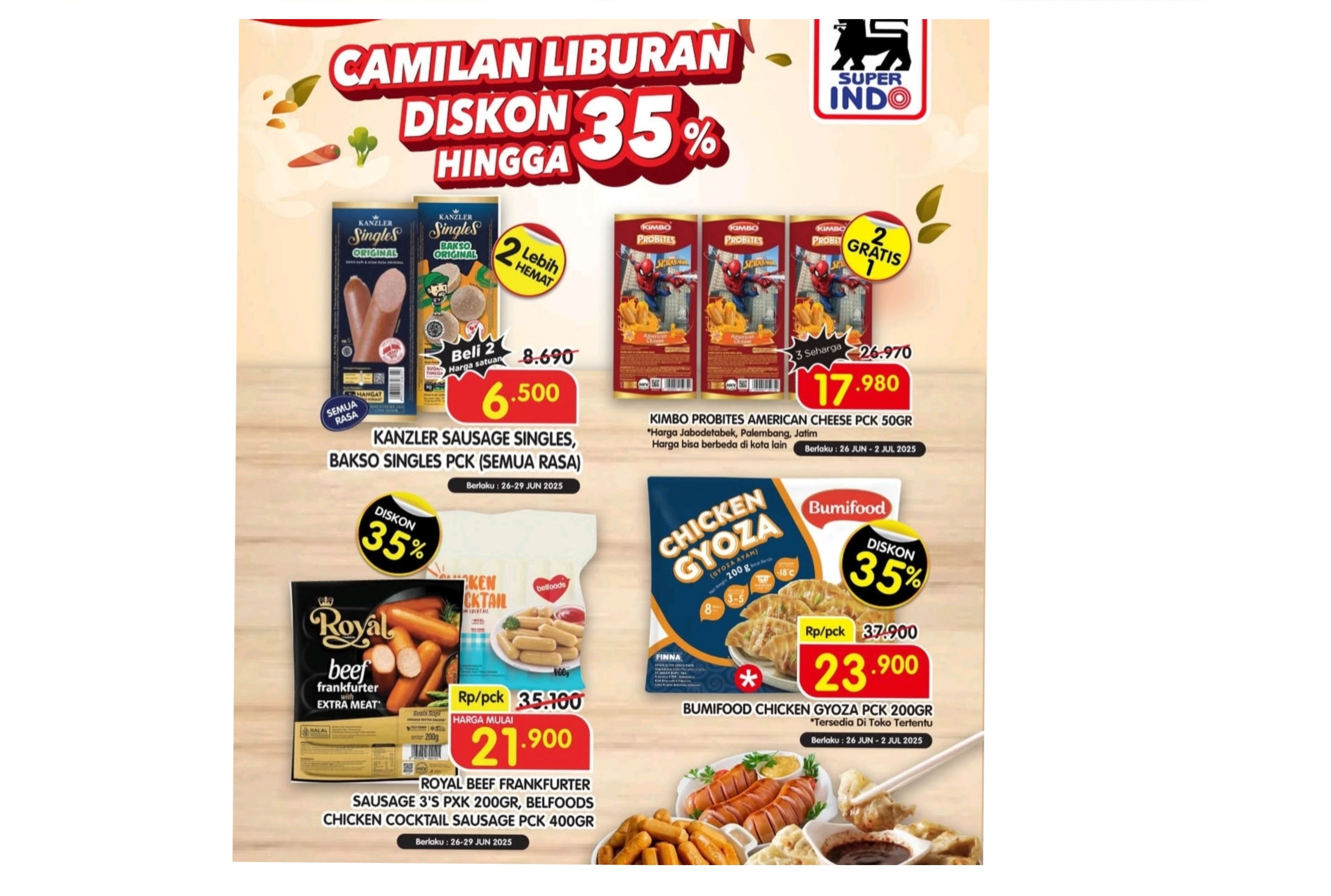 Update Promo Superindo 26 Juni - 2 Juli 2025, Camilan Liburan Diskon Hingga 35 Persen