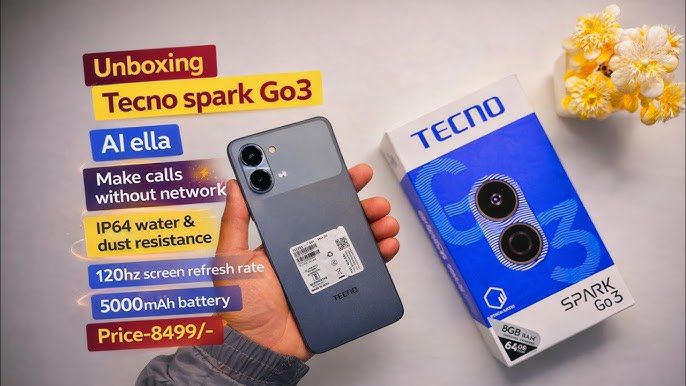 Resmi Hadir! Tecno Spark Go 3 dengan Layar 120 Hz dan Harga Terjangkau