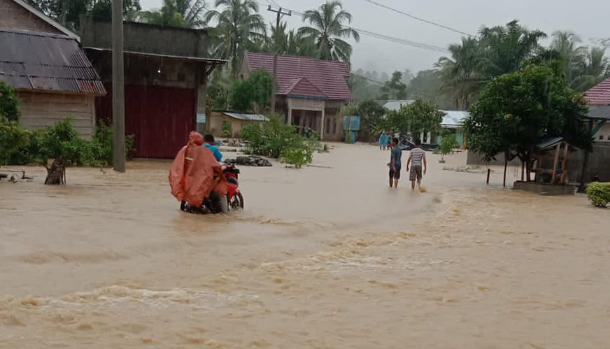 Ini Dampak Banjir Dua Kecamatan di Lampung Barat