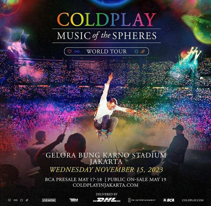 Coldplay Konser di Jakarta November 2023, Begini Cara Beli Tiketnya 
