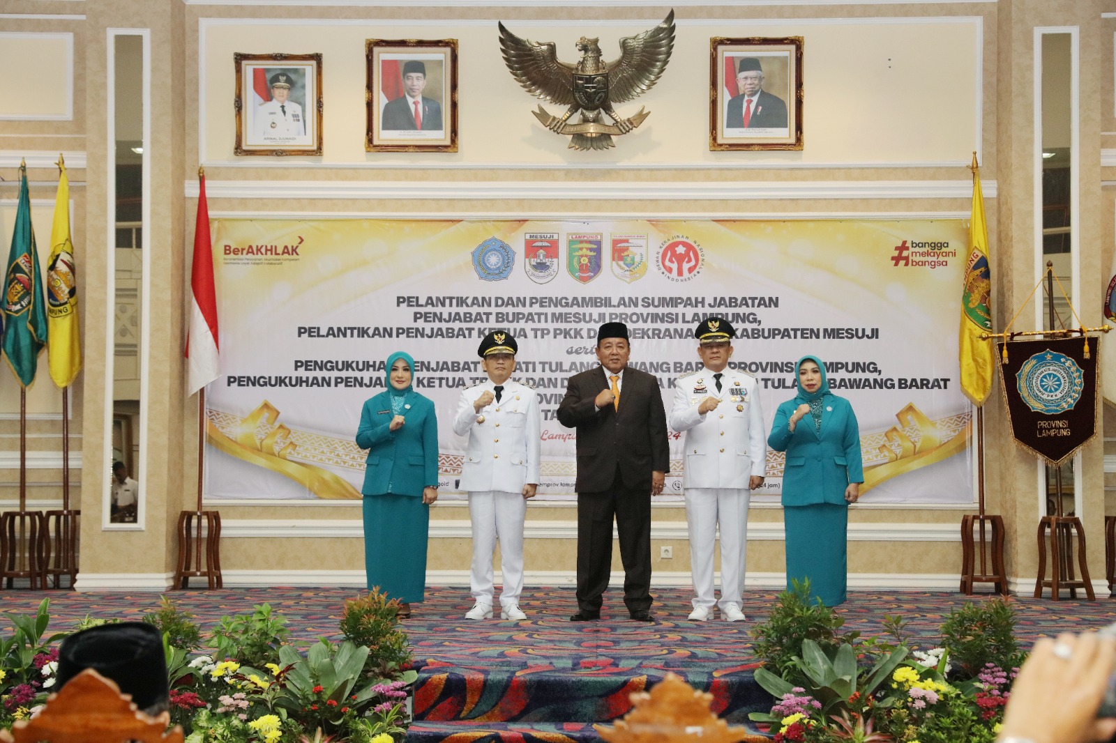Lantik Pj Bupati Mesuji, Gubernur Lampung Arinal Pesan Jaga Kondusifitas Pilkada Serentak 2024