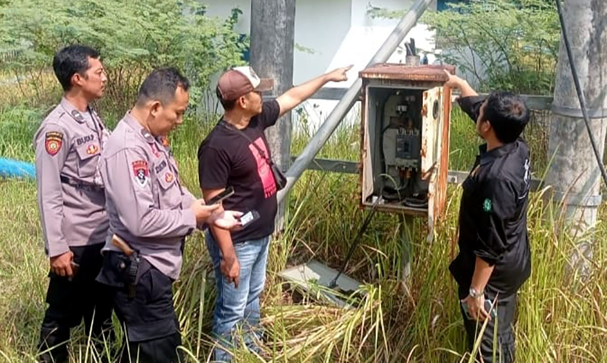 Mertua dan Menantu Terlibat Pencurian Kabel Listrik di Pringsewu Lampung 