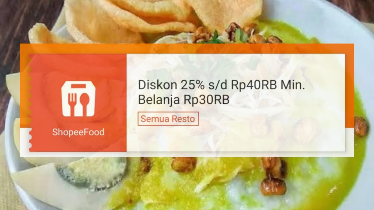 Bandar Lampung Diguyur Hujan, Cek Promo ShopeeFood Hari Ini Supaya Bisa Beli Makanan Hangat Dengan Harga Murah