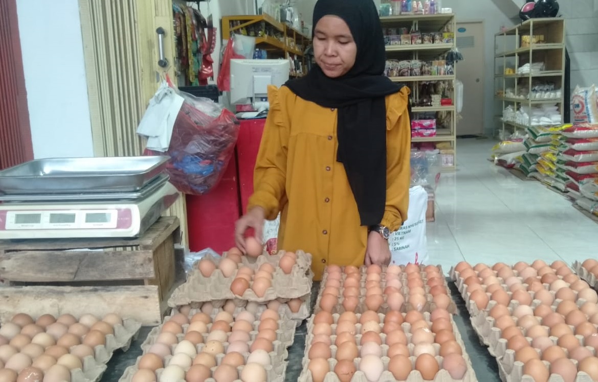 Terus Meroket, Harga Telur Ayam di Bandar Lampung Makin Mahal