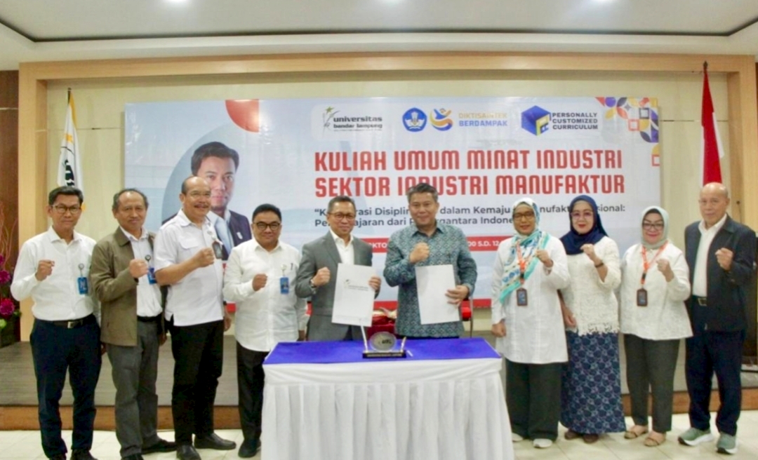 Perkuat Sinergitas dengan Dunia Industri Manufaktur, UBL Jalin Kerja Sama Dengan  PT Dirgantara Indonesia