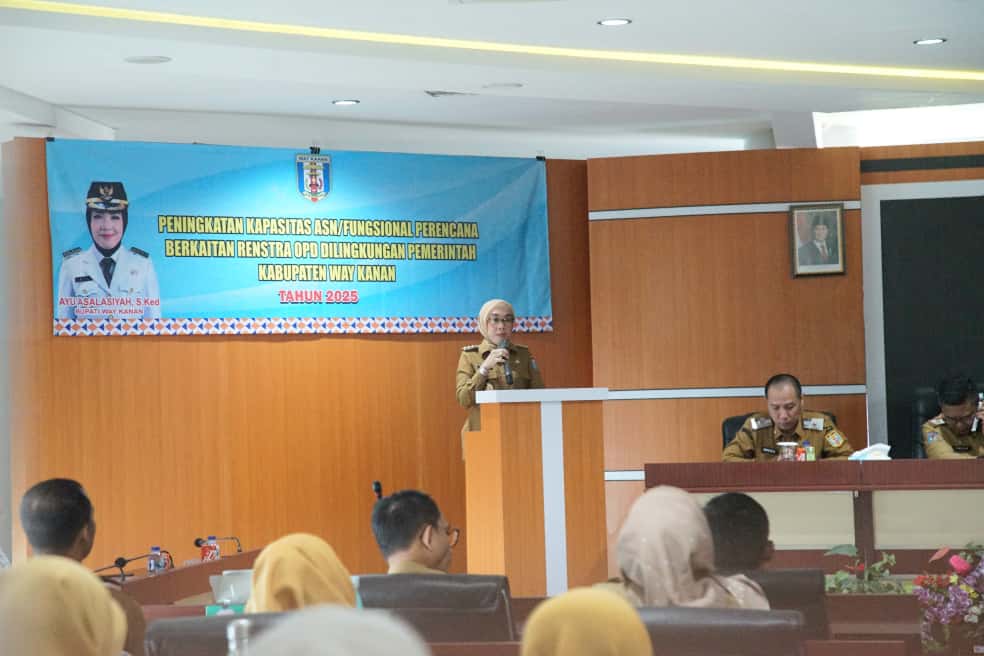 Bupati Way Kanan Dorong ASN Kuasai Perencanaan Renstra OPD Guna Pembangunan yang Efektif dan Tepat Sasaran