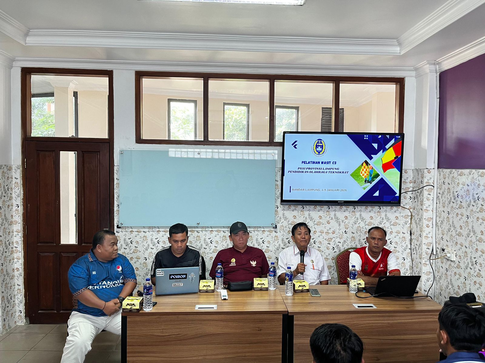 Teknokrat Bersama PSSI Lampung Gelar Pelatihan Wasit Sepak Bola Lisensi C3