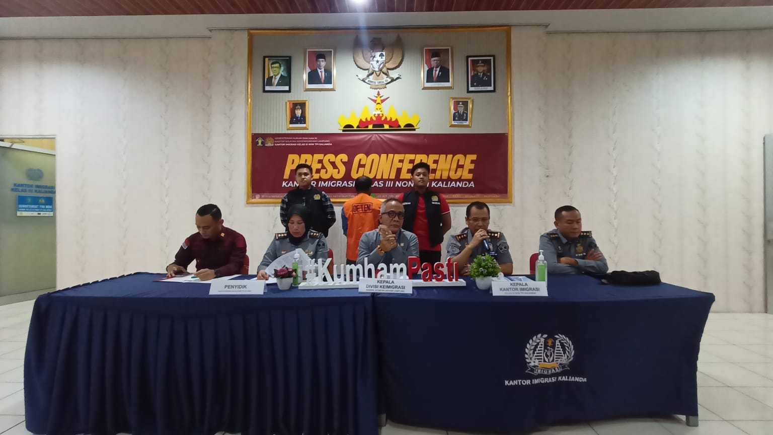 Imigrasi Kalianda Lampung Selatan, Amankan WNA Ilegal Asal Bangladesh