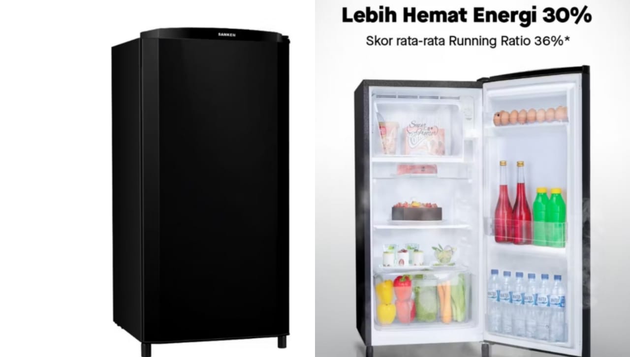 Lemari Es Harga 1 Jutaan, Bongkar Performa Kulkas Mini dari Sanken Dengan Kapasitas 160 Liter