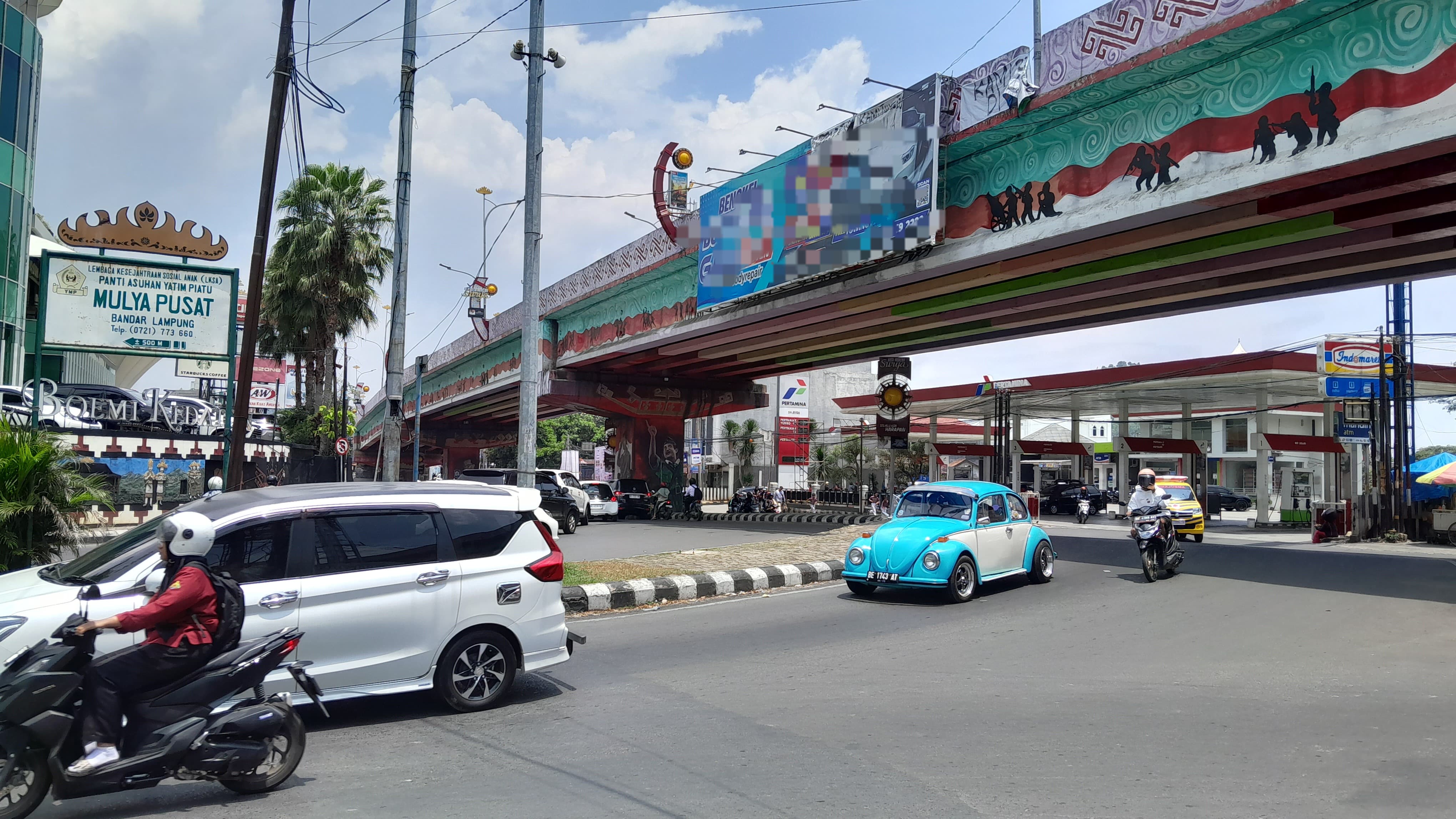 Atasi Kemacetan, Jalur Lalu Lintas Simpang MBK Bandar Lampung Akan Diubah