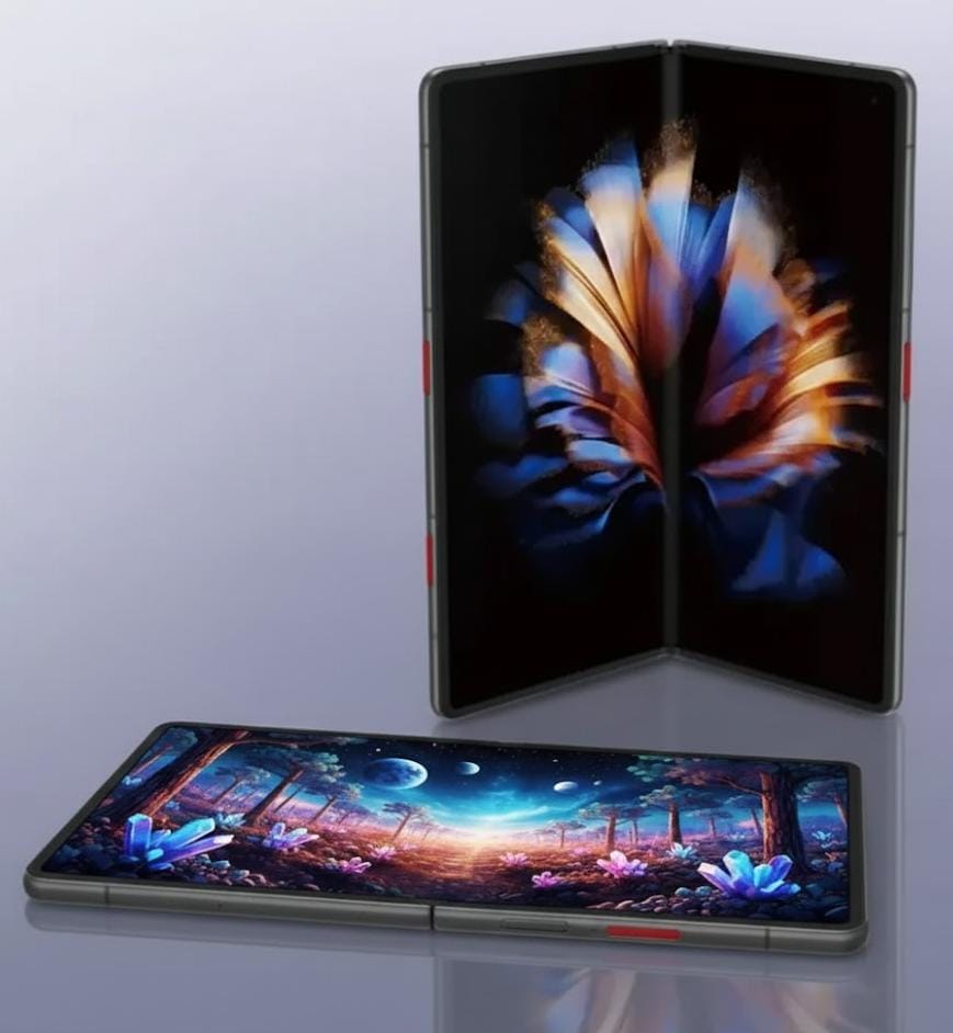 Nubia Fold, Smartphone Lipat Book-Style Pertama dari Nubia dengan Layar Besar 8 Inci