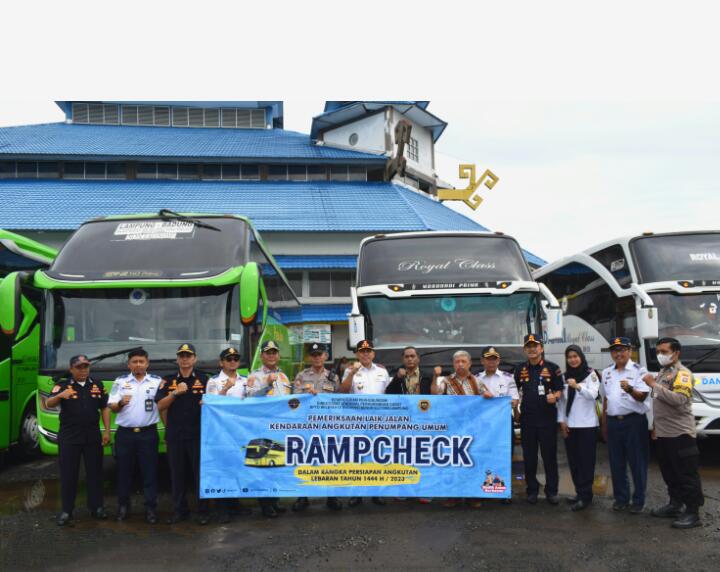BPTD Wilayah VI Bengkulu dan Lampung Cek Rampcheck Angkutan Lebaran, Ini yang Dilakukan