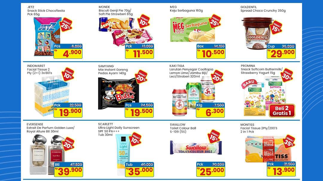 Promo Indomaret Hemat Lewat Aplikasi, Snack Cemilan Diskon Siap Temani Harimu