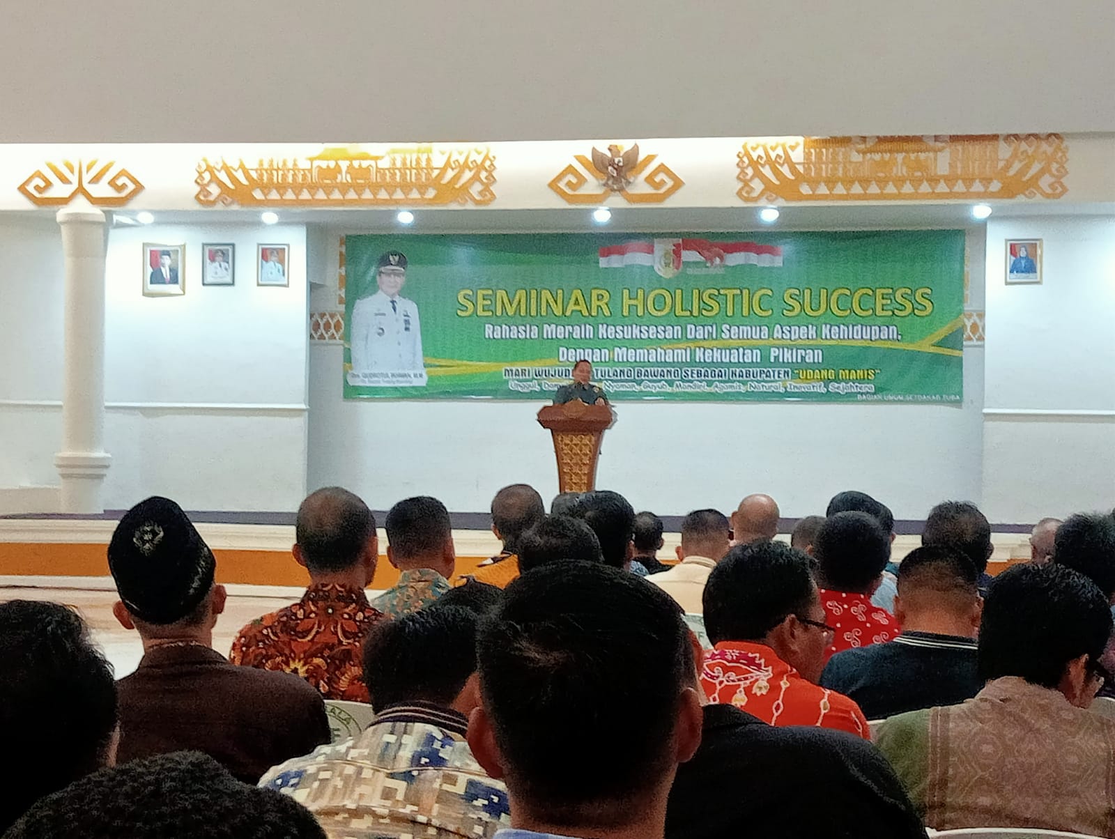 Isi Materi Seminar Holistic Success, Pj Bupati Tulang Bawang: Pikiran Positif Salah Satu Kunci Kesuksesan