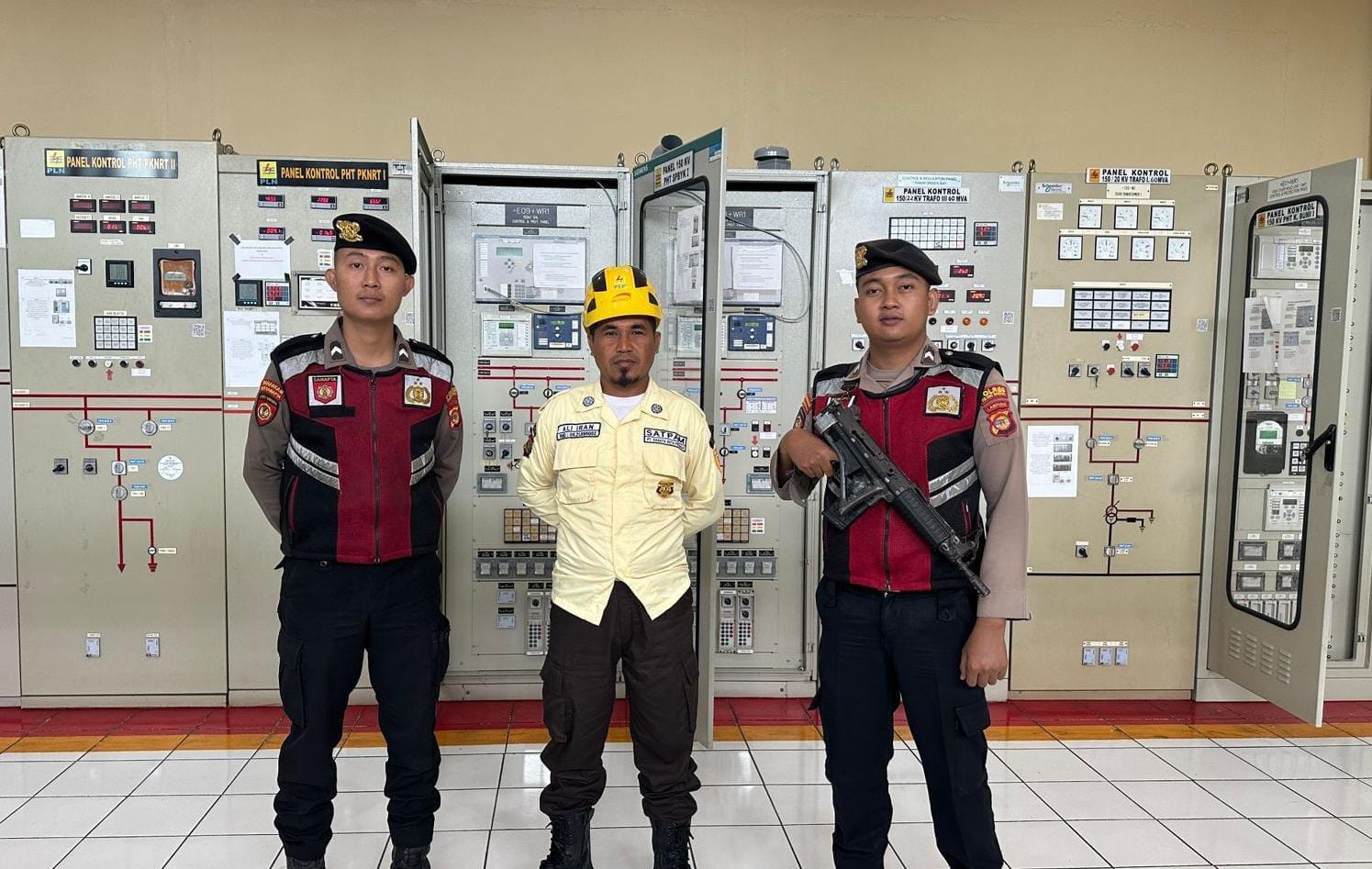 Jaga Pasokan Listrik Selalu Stabil, Polres Tulang Bawang Amankan Objek Vital di Daerah