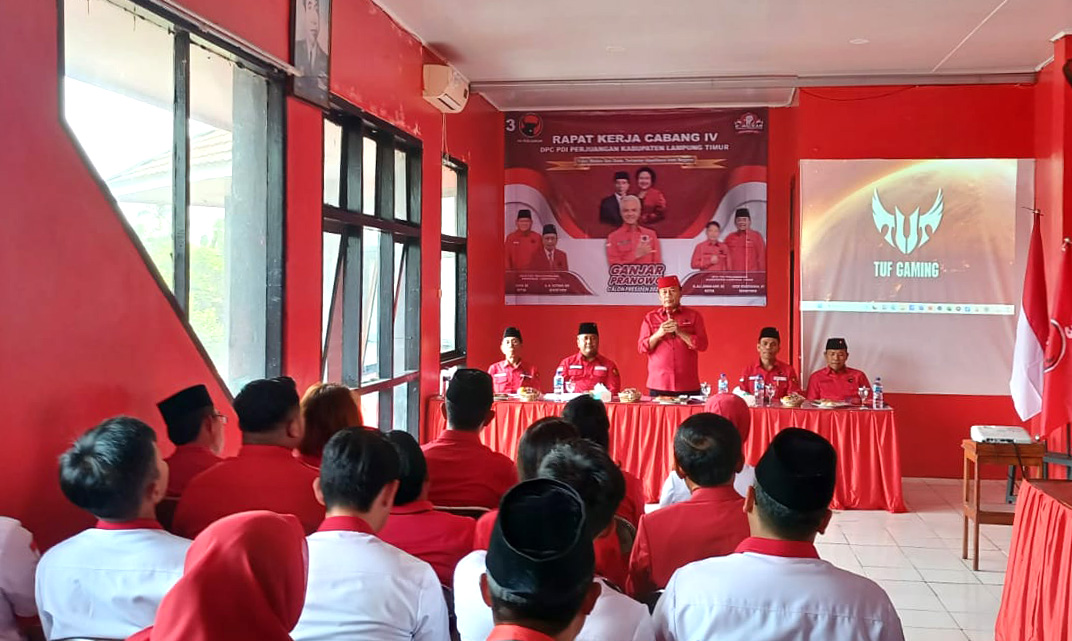 DPC PDI Perjuangan Lampung Timur Gelar Rakercab, Ini Target untuk Pemilu 2024 