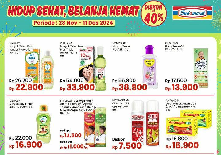 Penuhi Kebutuhan Si Kecil Lewat Promo Hemat Indomaret Awal Bulan, Dapatkan Diskon Minyak Telon Rp 13 Ribu