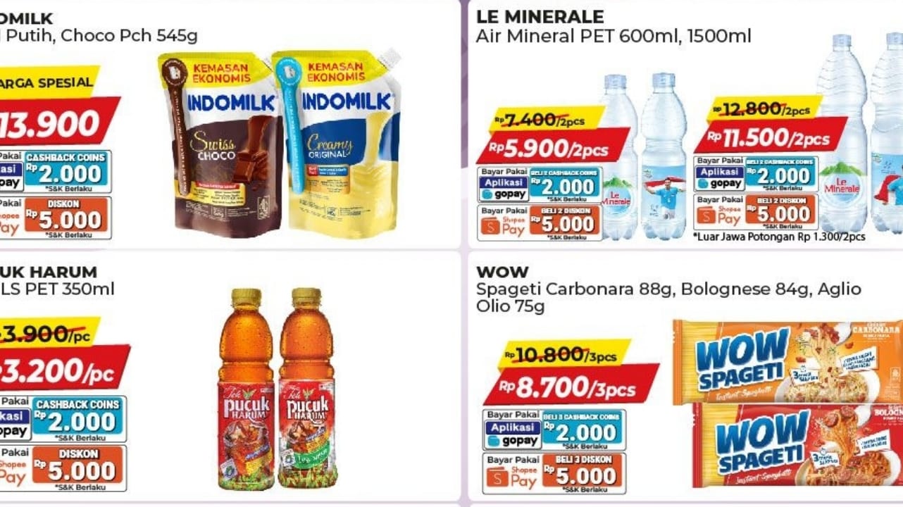 Promo Spesial Mingguan Hadir Lagi! Dapatkan Produk Favorit Keluarga di Alfamart Dengan Budget Hemat