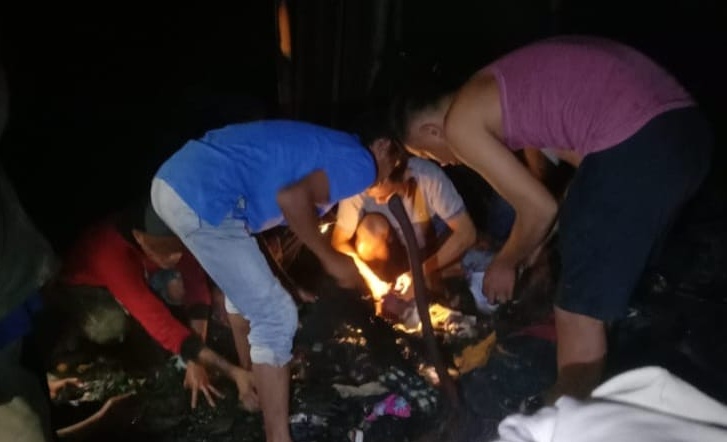 Rumah Warga Wonosobo Tanggamus Lampung Ludes Terbakar, Kerugian Capai Rp 100 Juta Lebih 
