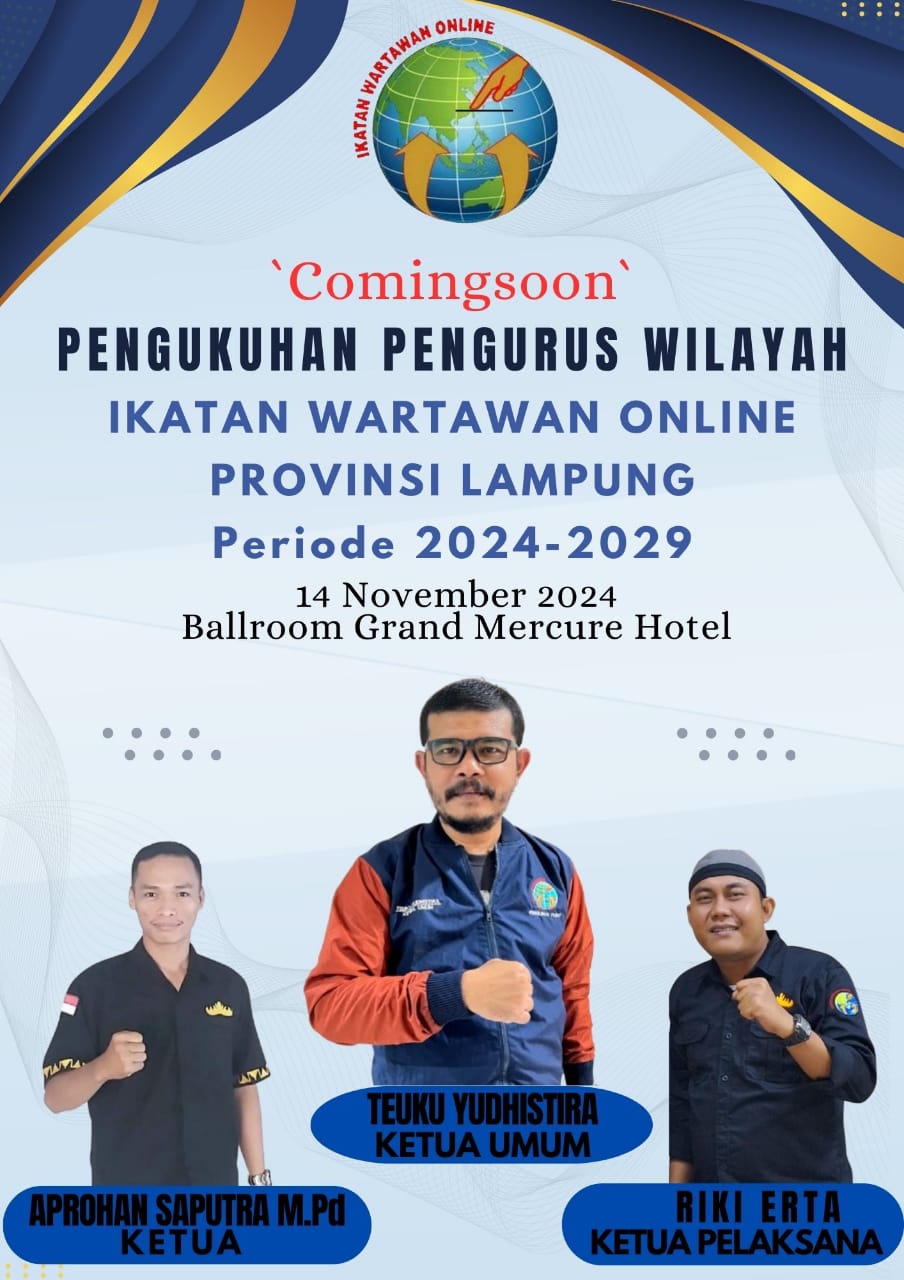 Pengukuhan IWO Lampung Segera Digelar di Hotel Grand Mercure