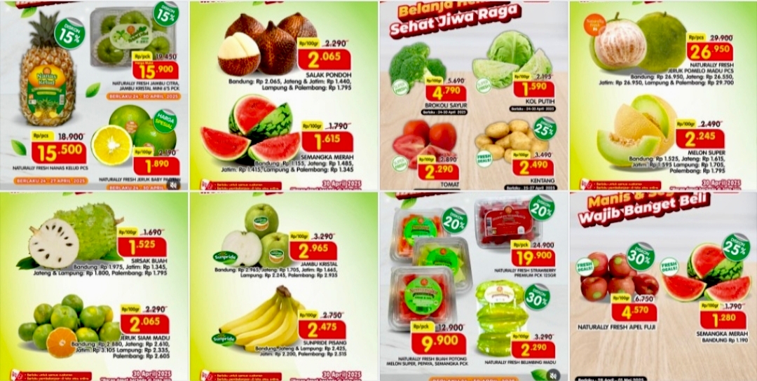 Banjir Diskon Buah Segar dengan Promo Superindo, Penuhi Asupan Vitamin Keluarga Tercinta 