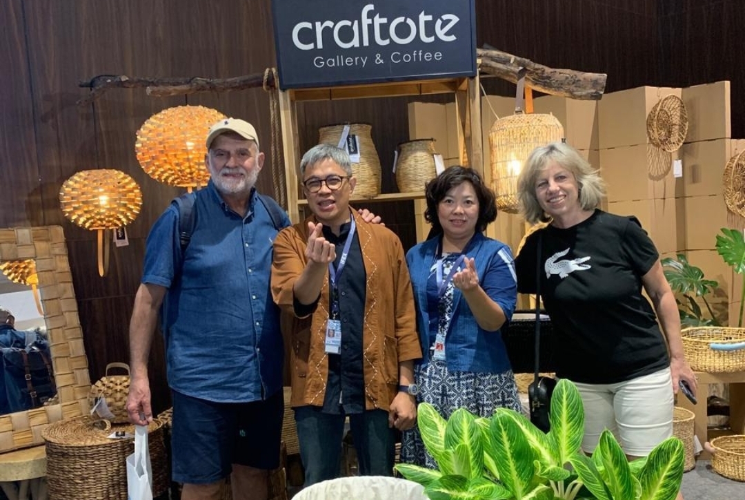Lewat Pemberdayaan BRI, Couplepreneur Ini Sukses Bawa Kerajinan Craftote Tembus Pasar Asia dan Amerika