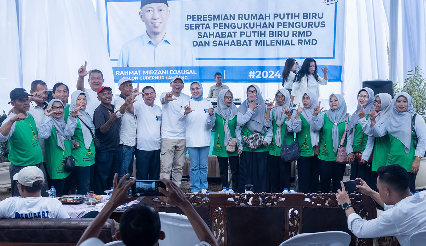 Mulai Perjuangan Dari Lampura, Relawan Sahabat Putih Biru dan Sahabat Milenial Dukung RMD Jadi Cagub Lampung