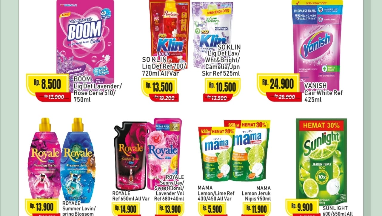 Gebrakan Promo Home Care di Alfamart, Rumah Dijamin Bersih dan Wangi, Cek Katalognya