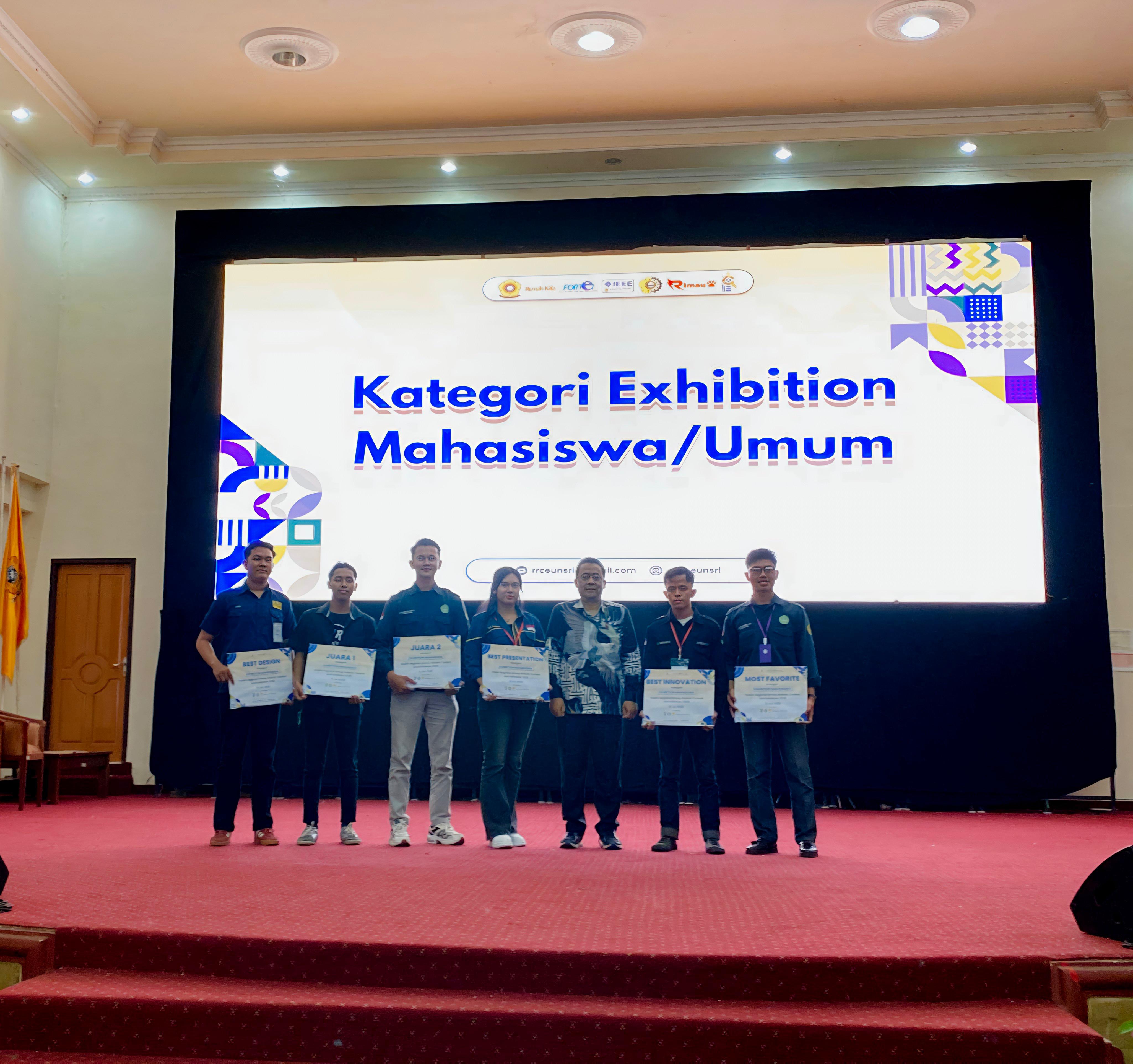 Teknik Elektro Universitas Teknokrat Indonesia Borong Tiga Penghargaan di Rimau Robotic Contest 2025