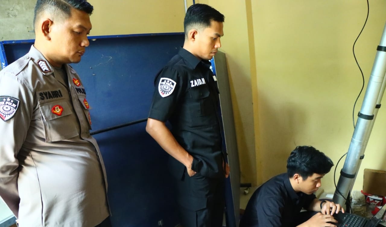 Polres Tubaba Terima Kunjungan Tim Divisi TIK Mabes Polri